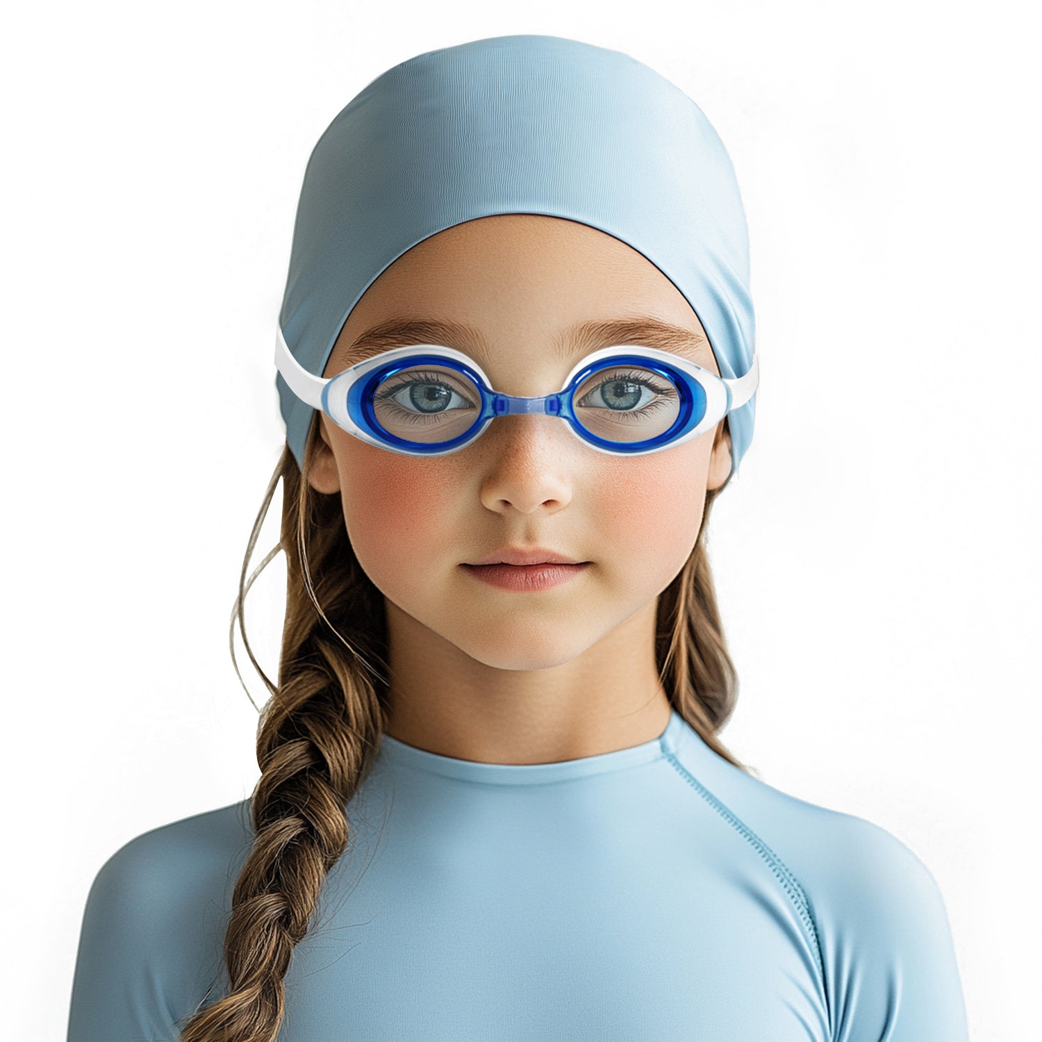 Blithetic Junior Myopia Swimming Goggles, Waterproof Anti-Fog Nearsighted Swim Goggles Multi Colors