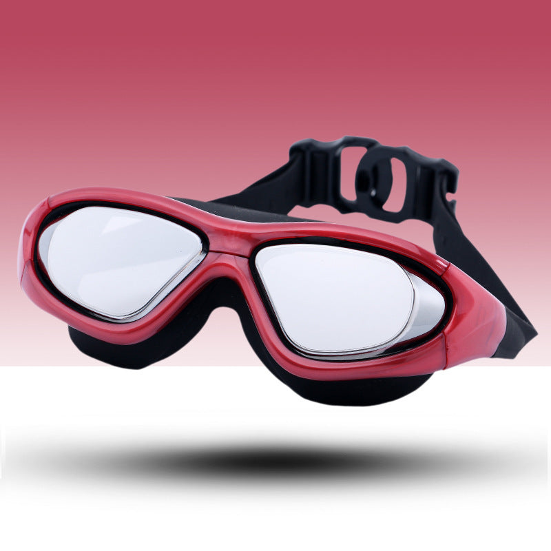 Adult Anti-fogging Myopia Swimming Goggles