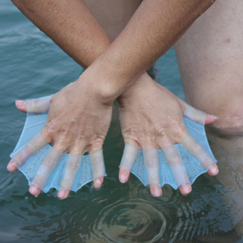 Guantes de natación con membranas de palma unisex