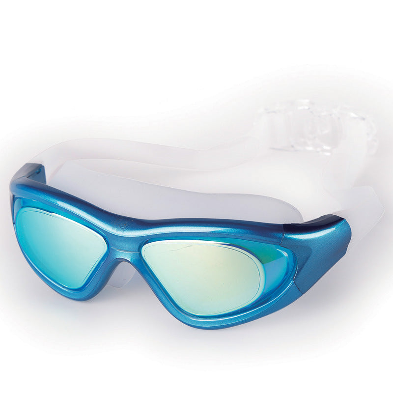 Gafas de natación de montura grande Gafas de natación planas Gafas de natación impermeables y antivaho Gafas de natación de competición Gafas unisex