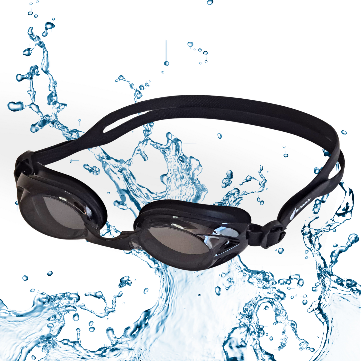 Blithetic Adult Myopia Swimming Goggles, Anti-Fog Waterproof Nearsighted Swim Goggles MS 5000P Series Black