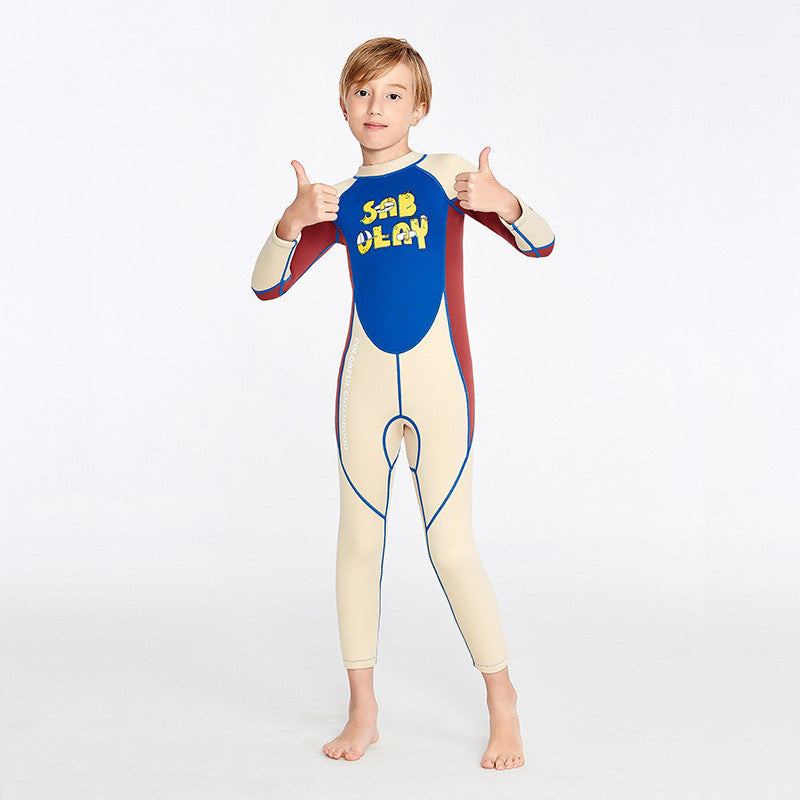 Outdoor Weather Proof One-piece Boy Swimsuit