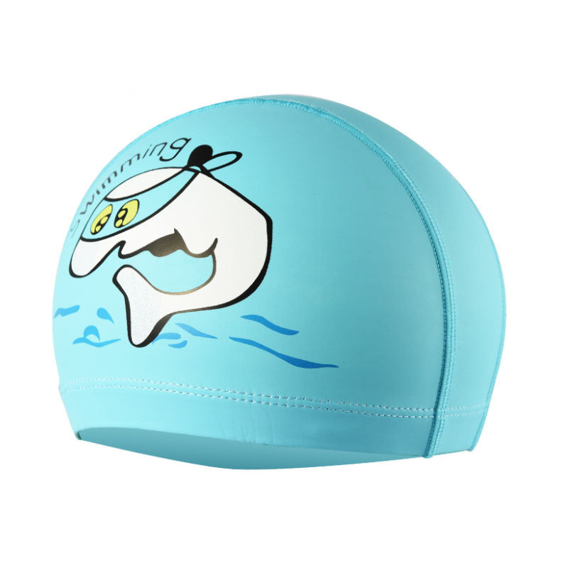 Gorro de baño infantil con dibujos animados