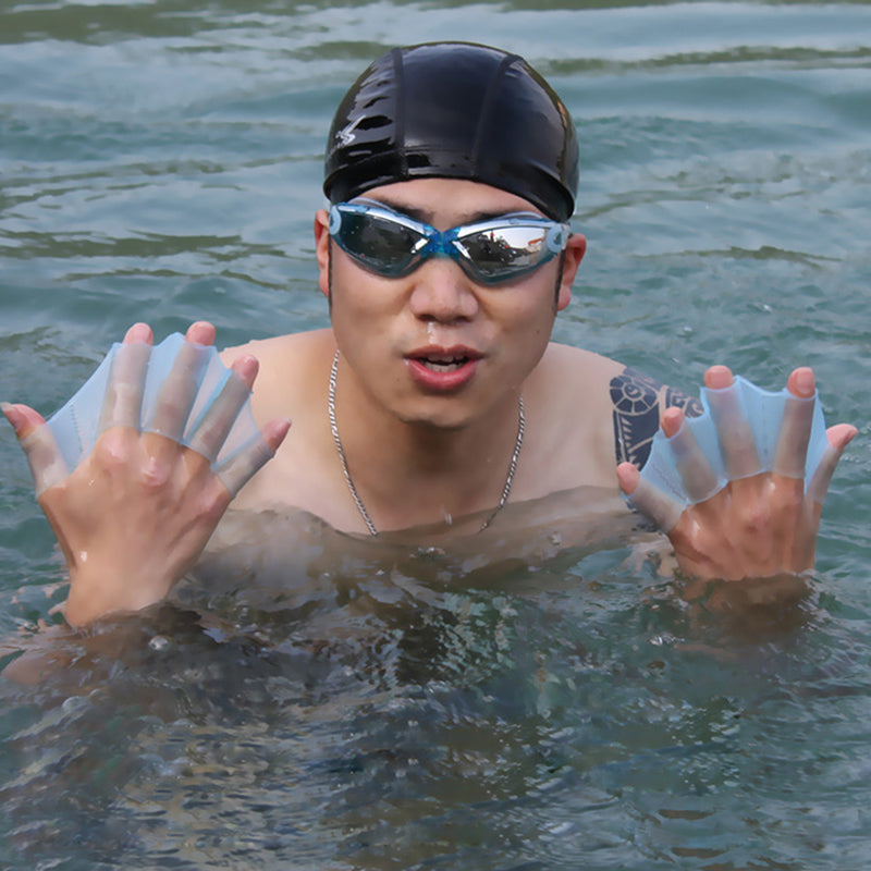 Guantes de natación con membranas de palma unisex