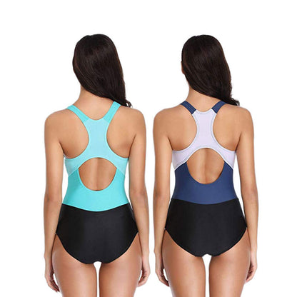 Slim Backless One-Piece Swimsuit