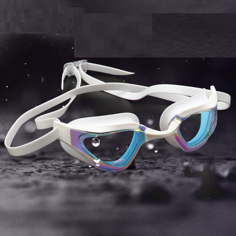 Gafas de natación unisex antivaho, resistentes al agua y de alta definición