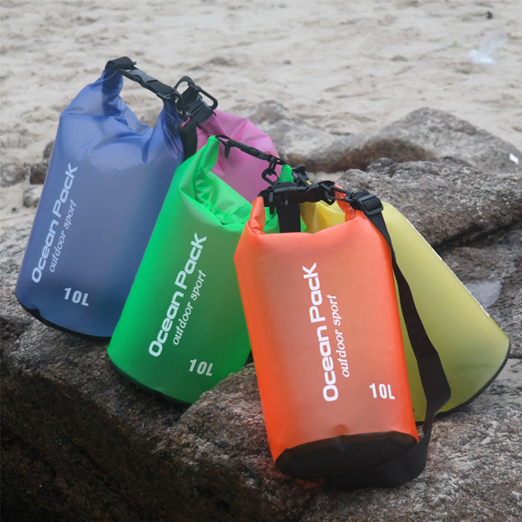 Bolsa de playa Spot, bolsa tipo cubo antiagua, bolsa impermeable de PVC, bolsa impermeable para la deriva, bolsa para natación, bolsa para deportes al aire libre