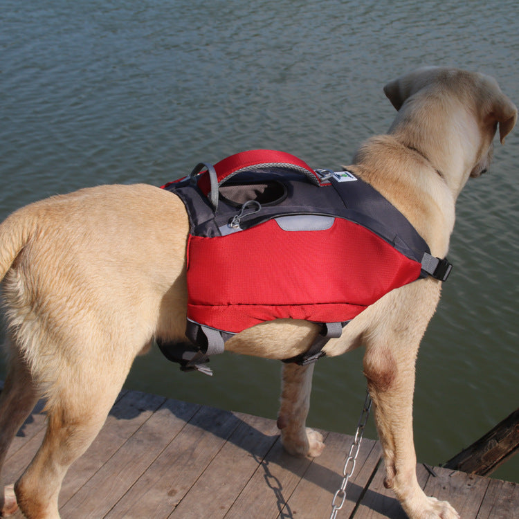 Chalecos salvavidas tipo mochila para mascotas