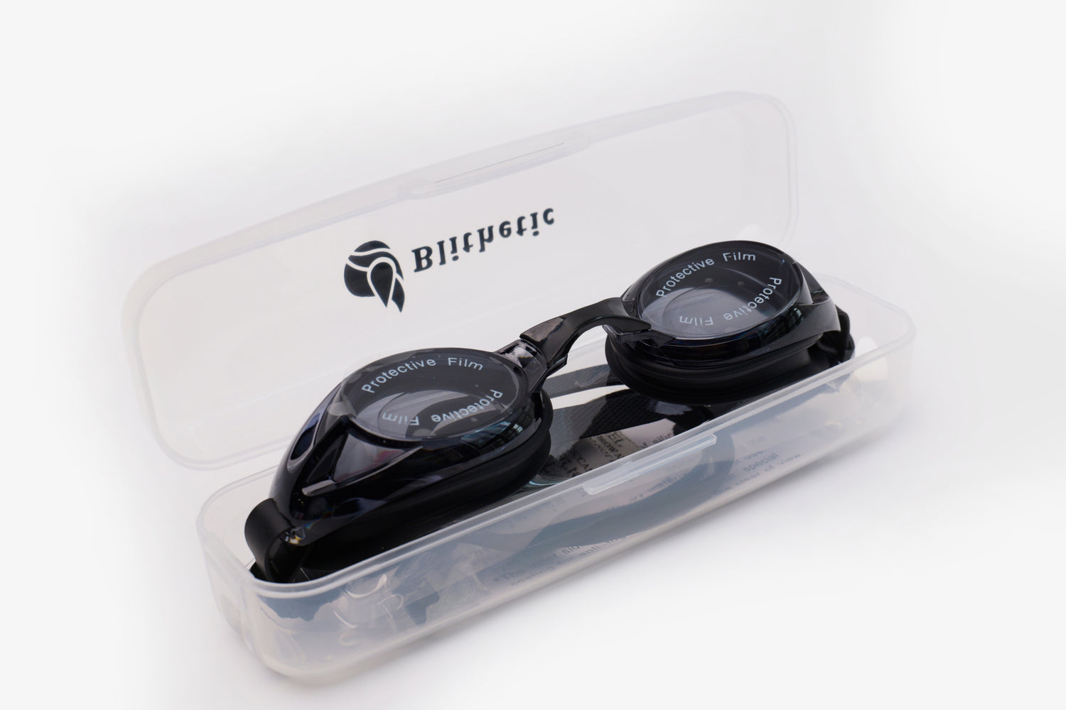 Blithetic Adult Myopia Swimming Goggles MS 5000P Series - Black