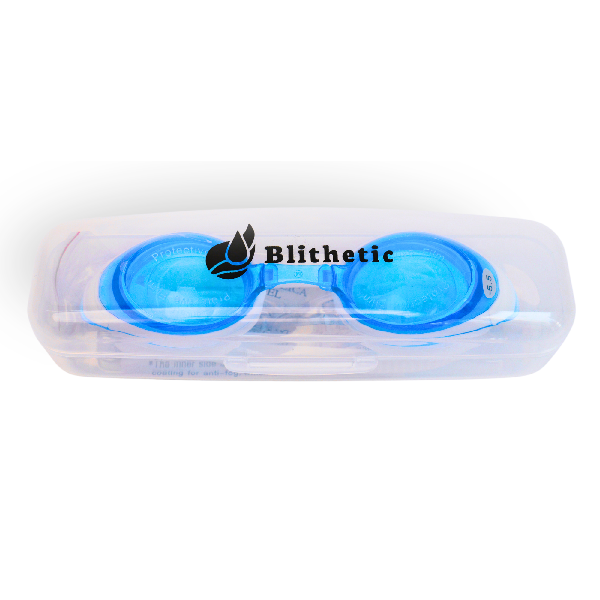 Blithetic Junior Myopia Swimming Goggles, Waterproof Anti-Fog Nearsighted Swim Goggles Multi Colors