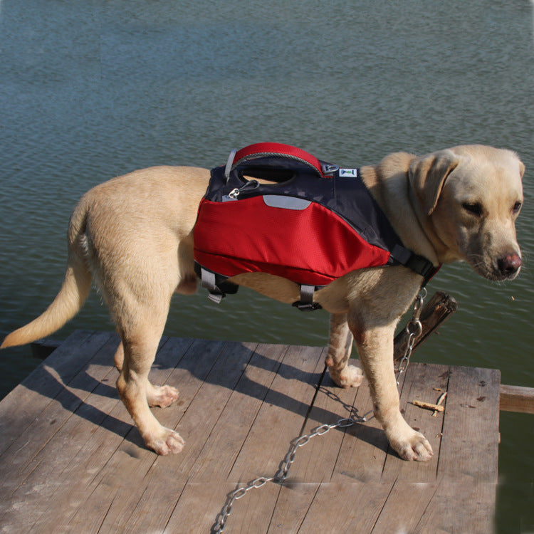 Chalecos salvavidas tipo mochila para mascotas