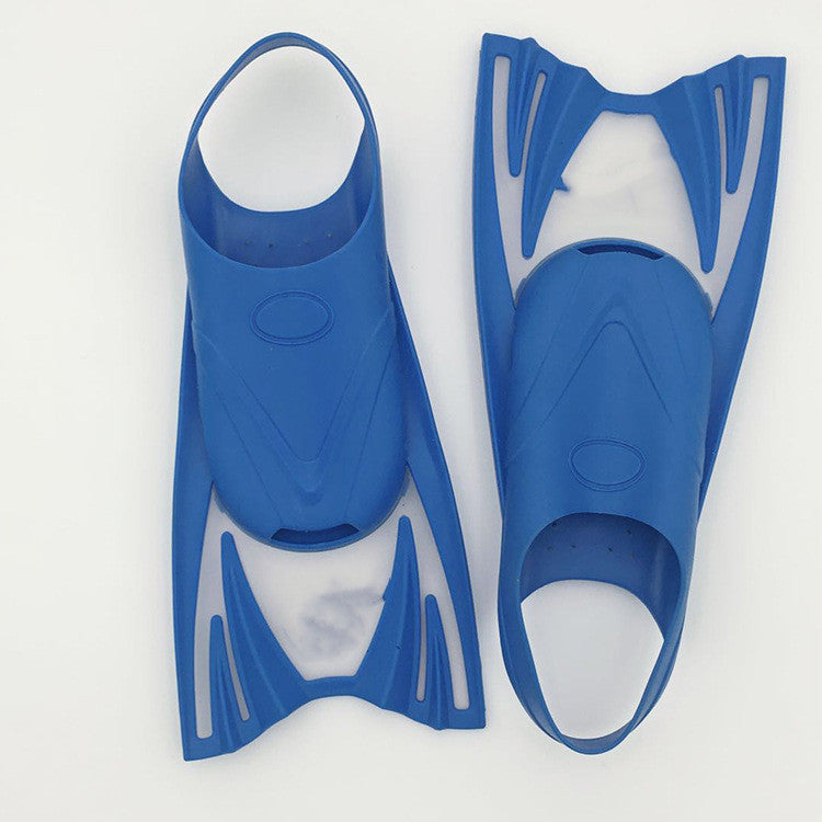 Nadadeiras de silicone para mergulho com snorkel infantil, equipamento de treinamento de natação e mergulho