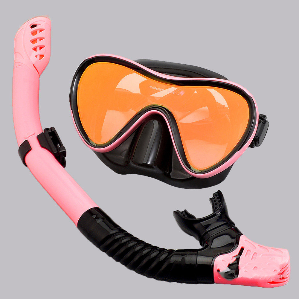 Óculos de mergulho, máscara de mergulho com snorkel, conjunto de snorkel