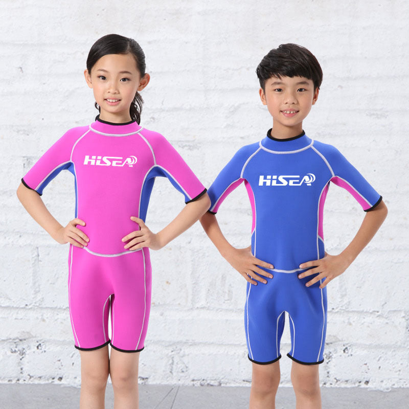 Big Kids Warm Swimwear and Surfing Suit