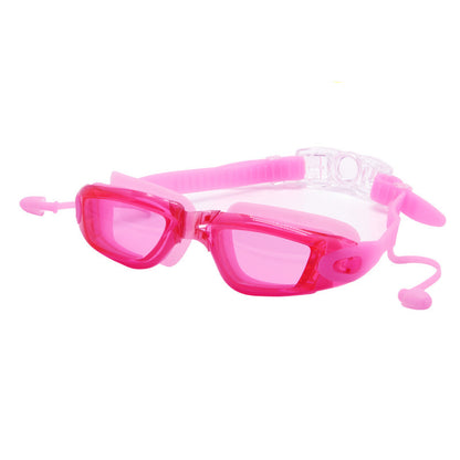 Anti-fog Electroplating Waterproof Silicone Swimming Goggles