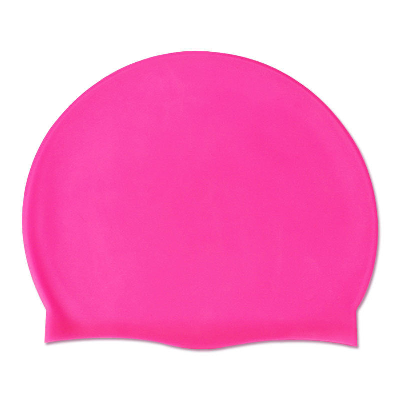 Gorro de baño de color liso con personalidad de moda