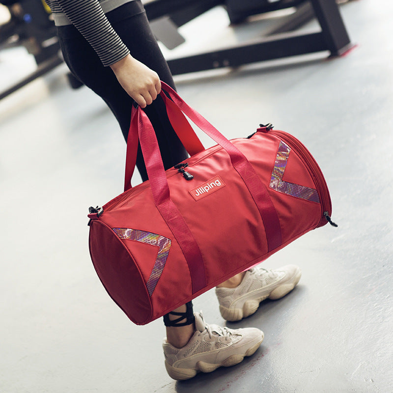 Bolsa de separação seca e molhada bolsa de natação fitness à prova d&