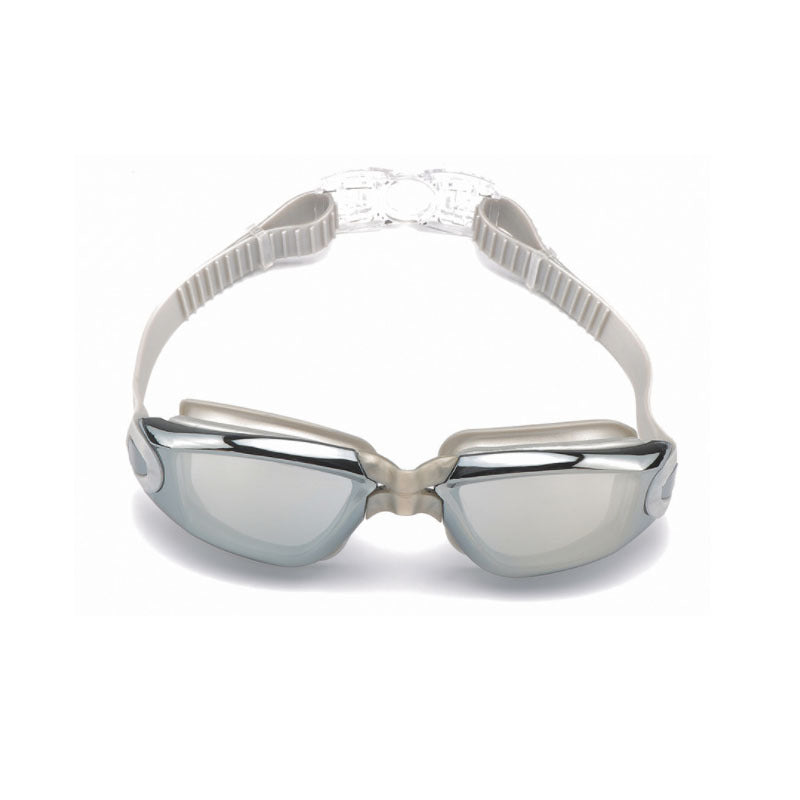 Gafas de natación profesionales de silicona antivaho galvanizadas