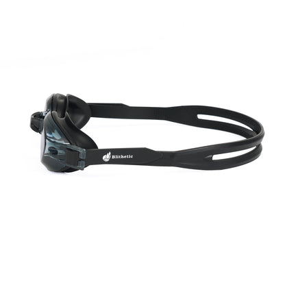 Blithetic Myopia Swimming Goggles Black - With Free Promo Cap - Limited Time Only