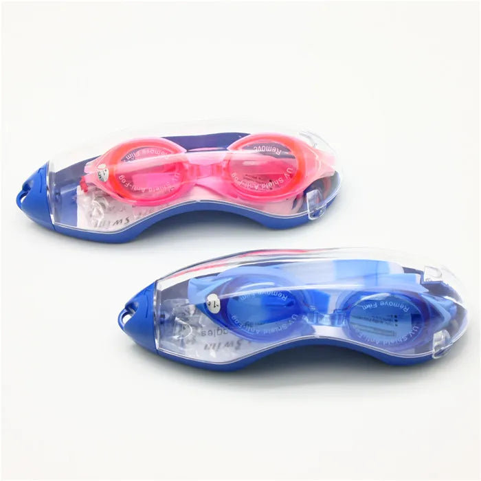 Optical Swim Goggles +Rx -Rx for Adults &amp; Children with Free Ear Plugs