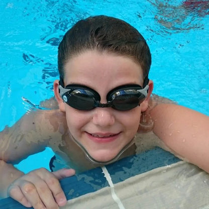 Gafas de natación ópticas + Rx - Rx para adultos y niños con tapones para los oídos gratuitos