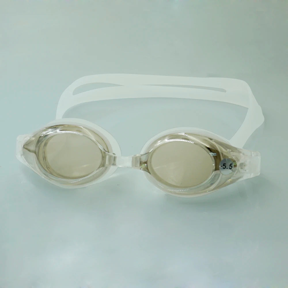 Optical Swim Goggles +Rx -Rx for Adults &amp; Children with Free Ear Plugs