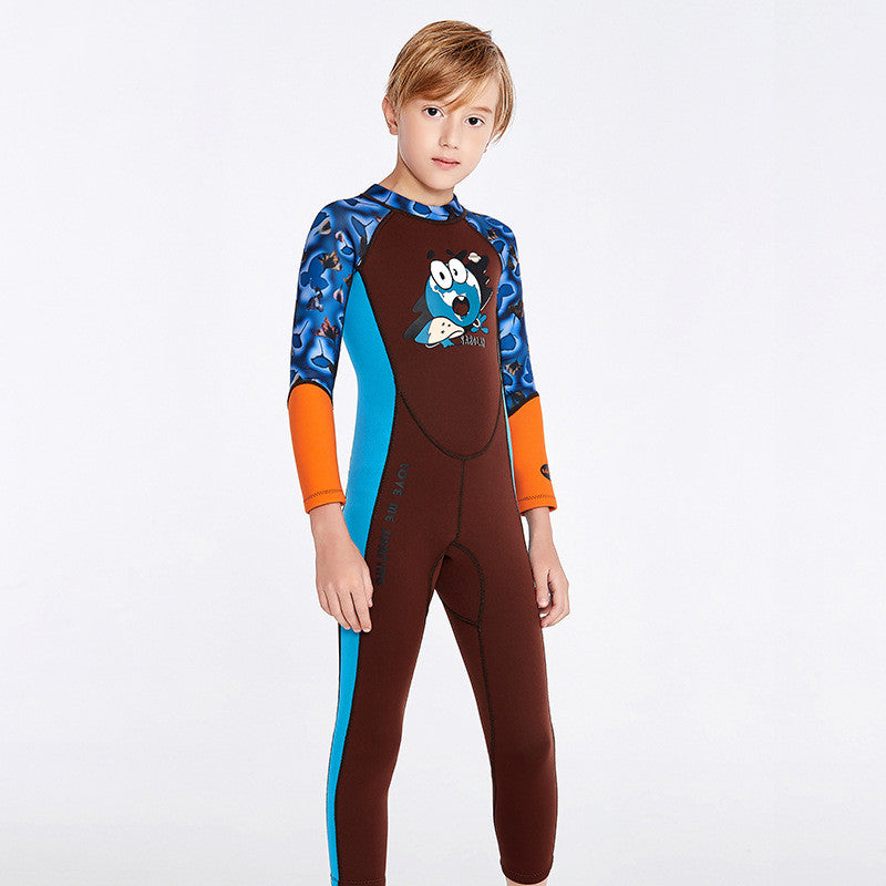 Outdoor Weather Proof One-piece Boy Swimsuit