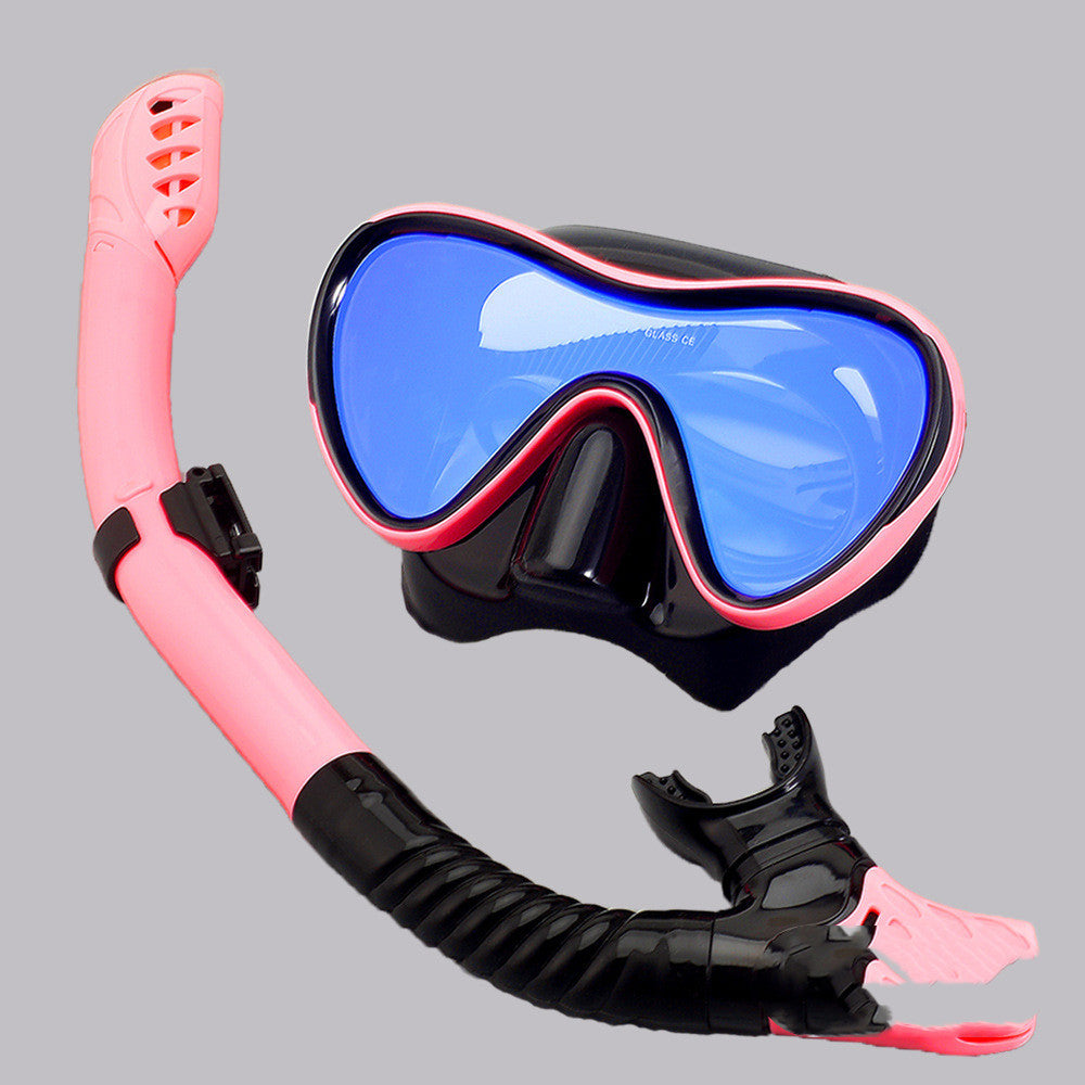 Óculos de mergulho, máscara de mergulho com snorkel, conjunto de snorkel