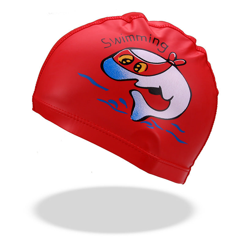 Gorro de baño infantil con dibujos animados